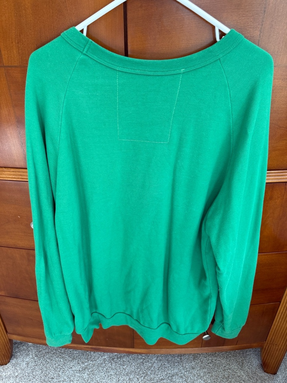 Aviator Nation Green Sweatshirt with Yellow Lightning Bolt - Picture 3 of 3